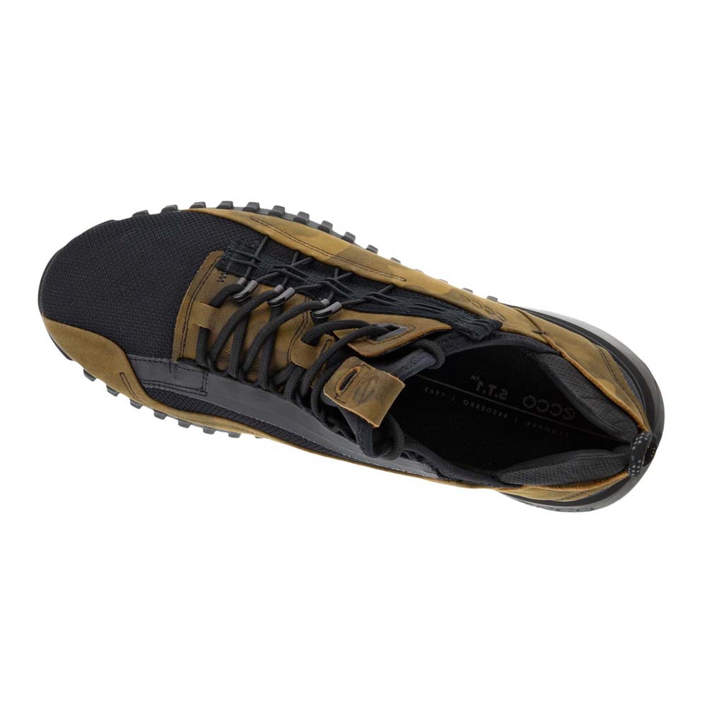 Men's Ecco Zipflex Sneakers Brown / Black | Canada 668XYU